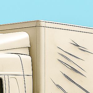 Przykładowe uszkodzenie pojazdu