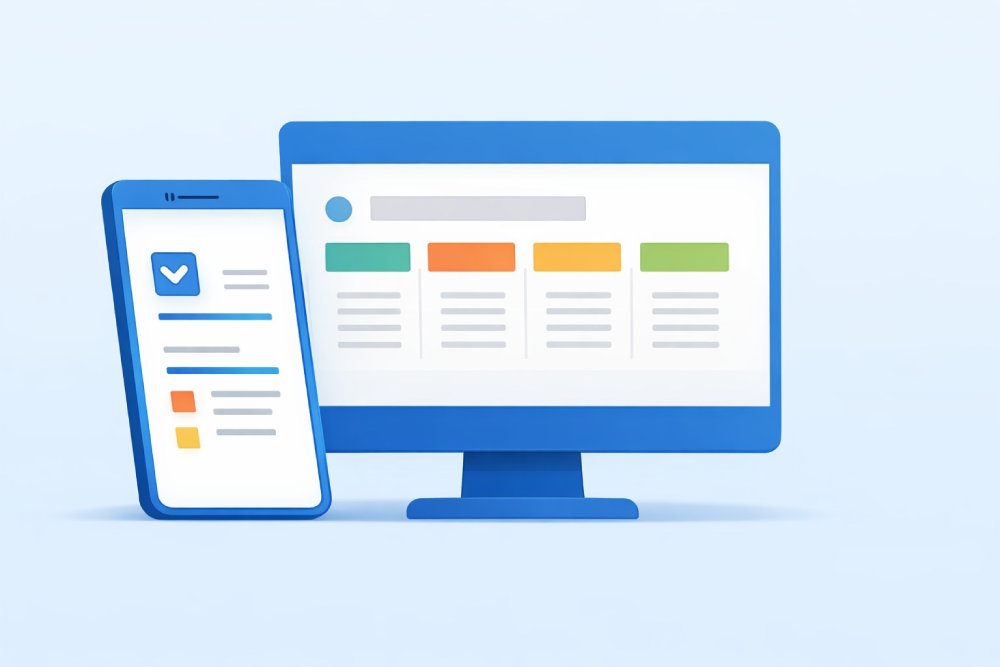 Dostęp do aplikacji mobilnej i panelu biurowego